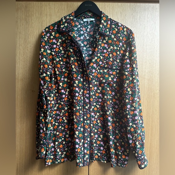 GANNI multicolor silk Joycedale Blouse, size M (EU 40) - Picture 5 of 14